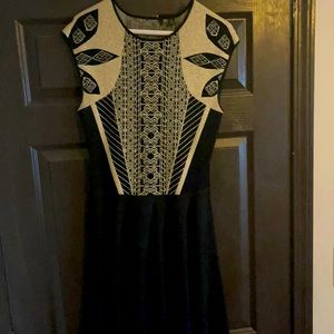 Gold/black dresss